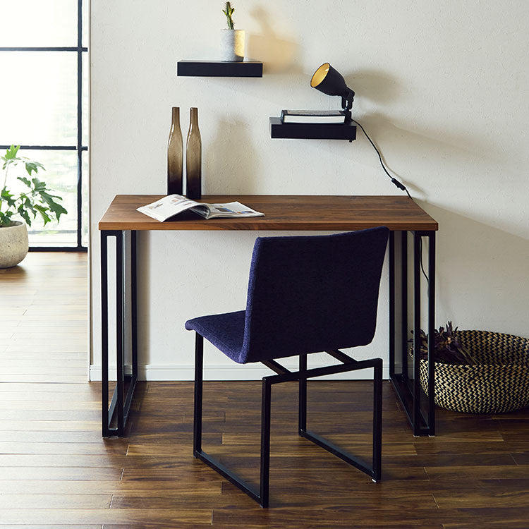 カラス ダイニングチェア スチール脚 ファブリック