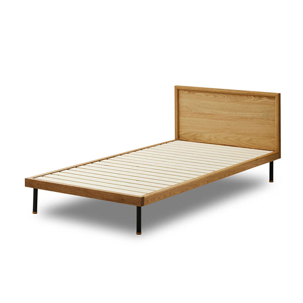 ユニック ベッドフレーム フラットタイプ #オーク #シングル #スノコ