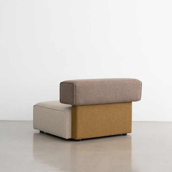 ウィムス 1人掛けソファ 幅90㎝ #グレーミックス