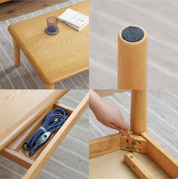 フリット 幅105cm コタツ 石英管ヒーター ウレタン塗装 #Default Title