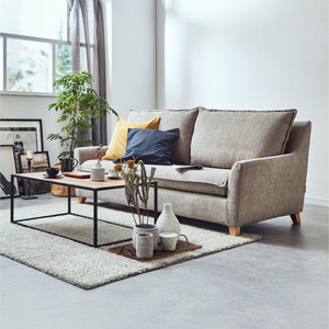 3人掛け / A48ステングレー #A41 カスタード（ファブリックAランク）