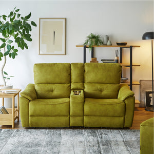 ２人掛けコンソール（PLT103オリーブガーデン） #LT01 キャメル（レザーテックス アニリン）