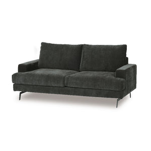 エレーナ ２人掛けソファ 幅164cm カバーリング お掃除ロボット対応 ファブリック #チャコール