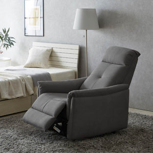 2モーター式の電動ソファなので背もたれとレッグレストが個別に角度調整可能です #PLT101 ブルースター（プライムレザーテックス）