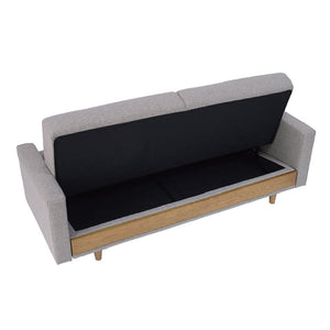 シーズ 3人掛けソファベッド #グレー