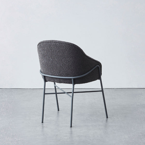 ルーブ ダイニングチェア ファブリック #ライトグレー