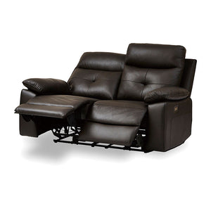 ライデルⅡ 2人掛けソファ 電動 幅161㎝ #ダークブラウン