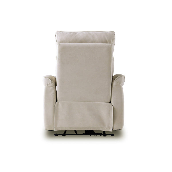 ロレア　電動パーソナルソファ　幅81cm #LT01 キャメル（レザーテックス アニリン）