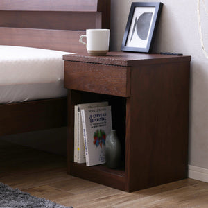 トネリ ナイトテーブル 幅35cm #ブラウン #幅35cm