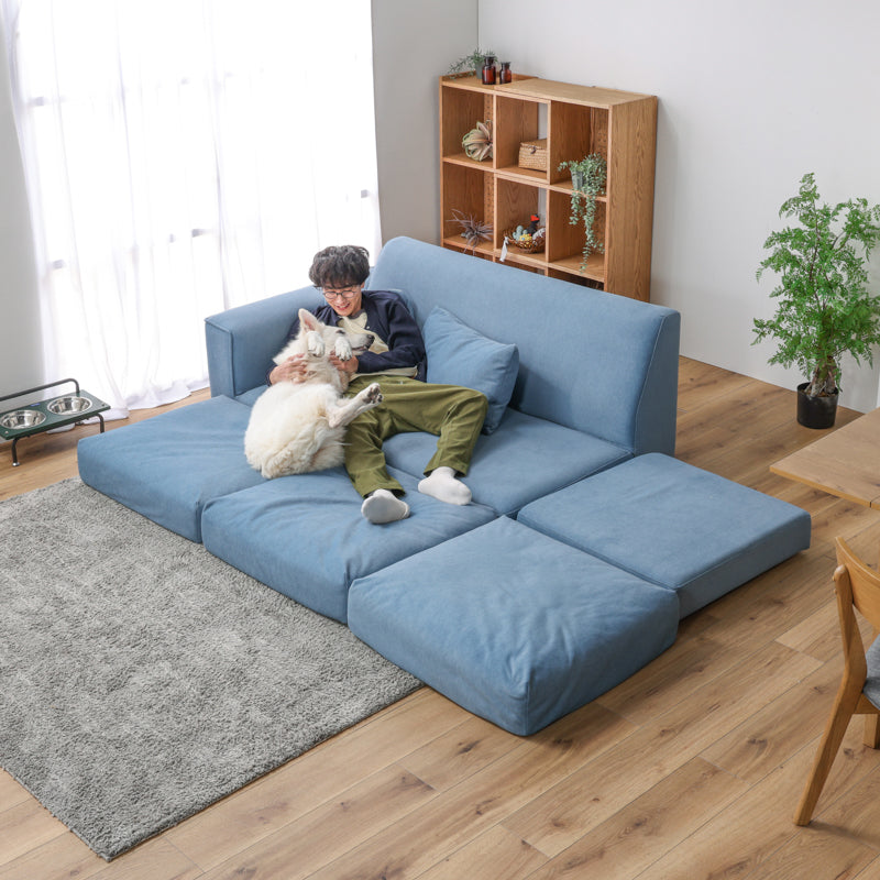 トビ― 右肘2.5人掛け オットマンセット