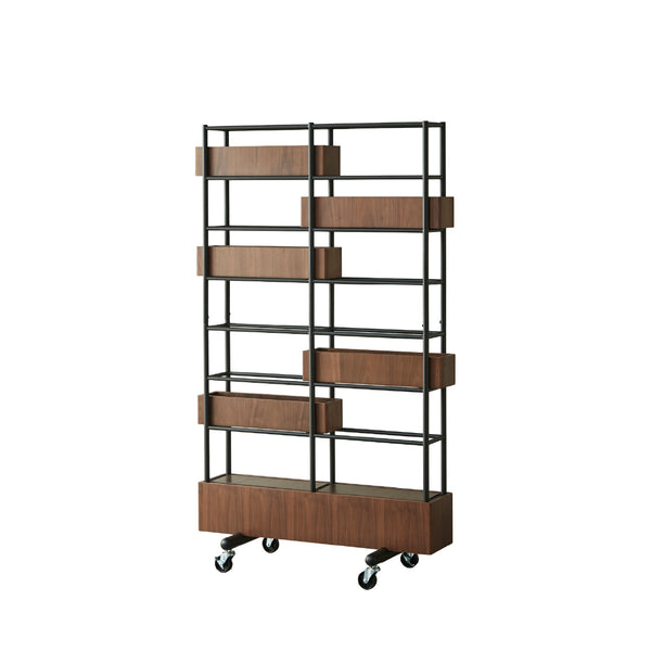 リベット グリーンパーテーション #ウォールナット