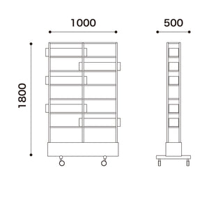 リベット グリーンパーテーション #ウォールナット