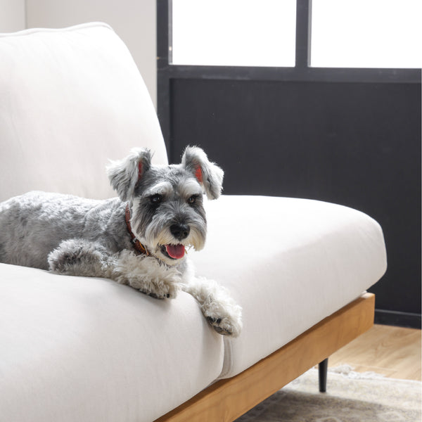 アリシア 3人掛けソファ 幅180cm #モスグリーン【ペットフレンドリー生地】