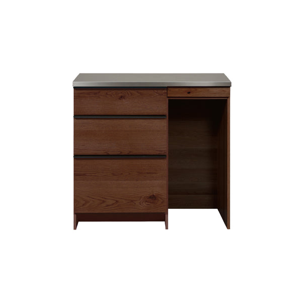 オウルⅢ カウンター ダスト #ウォールナット #幅100㎝