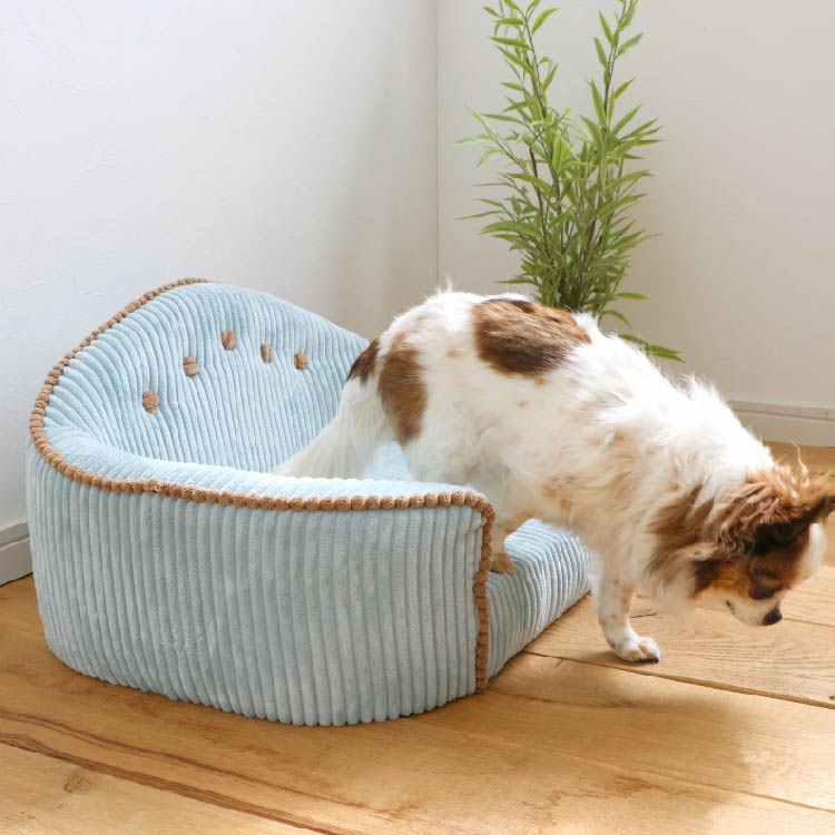 ペット用 ベッド ソファ 犬用 猫用 MARRON マロン BL ブルー ペット マロン ペット用ソファ