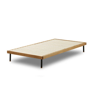 ユニック ベッドフレーム ヘッドレスタイプ #オーク #シングル