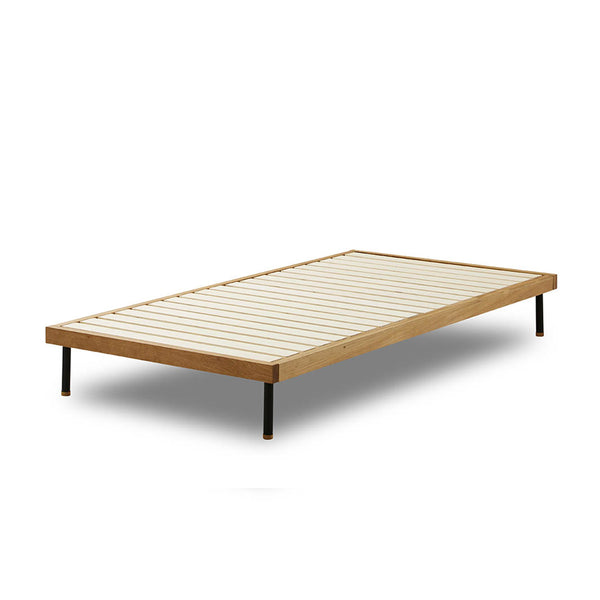 ユニック ベッドフレーム ヘッドレスタイプ #オーク #シングル