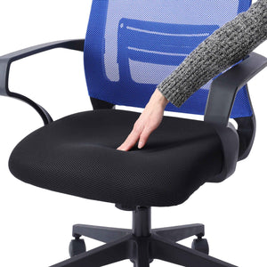 MC01 オフィスチェア ハイバック ヘッドレスト無 ランバーサポート付 #ブラック