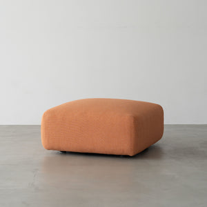 ミウム ソファ オットマン #オレンジ