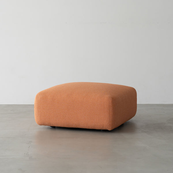 ミウム ソファ オットマン #オレンジ