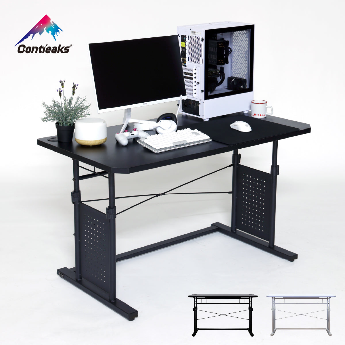 公式 関家具】【OUTLET】Contieaks CTG- 昇降式 ゲーミングデスク 幅