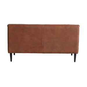 トリムソファ 2人掛け肘無 #ブラウン