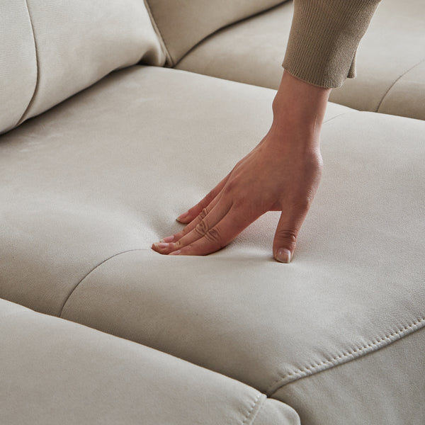 背面にはシリコンフィル、座面には高密度ウレタンフォームを使用しています。 #ブルースター（プライムレザーテックス）