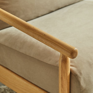 ノアリス　1人掛けソファ #Y81 ルーケホワイト（ファブリックAランク）