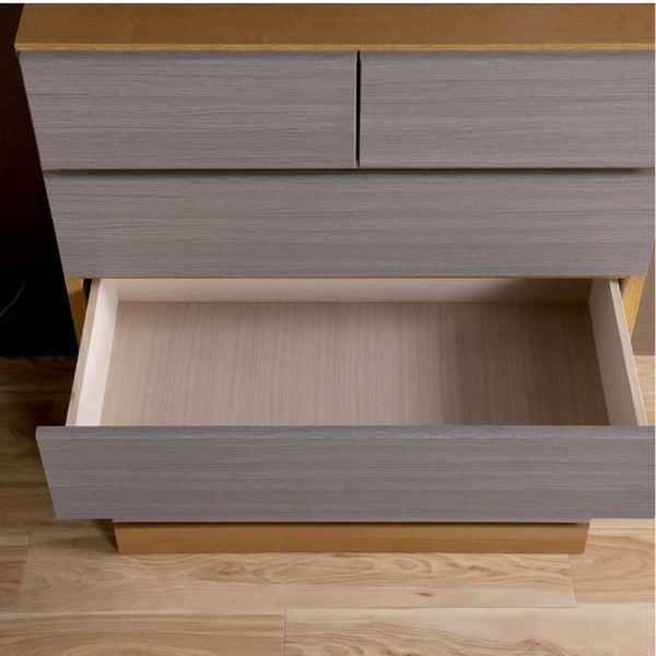 ダンク チェスト #ウォールナット #幅80cm‐5段