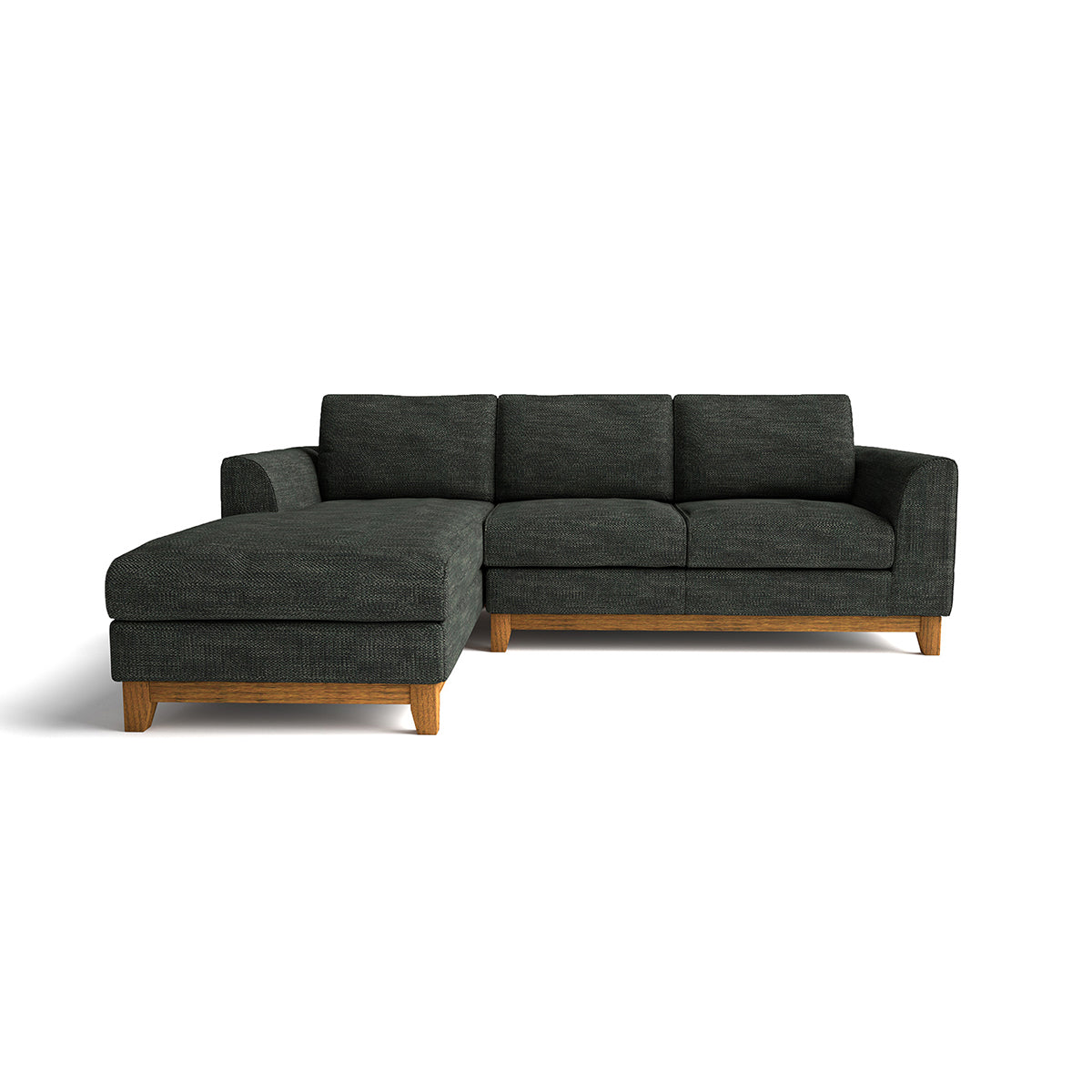 LP SF C443-1｜業務用家具の株式会社キノシタ 1　ソファ　カウチ　ナチュラル＊ブラウン　右 CH ソファセット