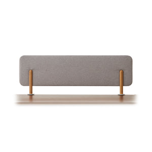 リベット 卓上パーテーション 幅119cm ファブリック #オーク