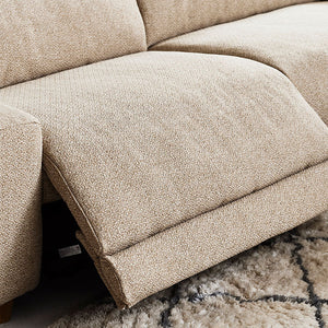 ハーデス ソファ 2.5人掛け #オーカーブラウン（スーパーレザーテックス）