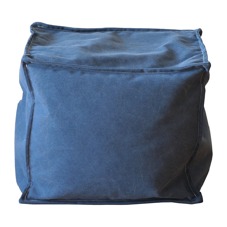 【SALE】キューブ型スツール（紺・ネイビー） SALE】キューブ型スツール（紺・ネイビー） キューブ型スツール