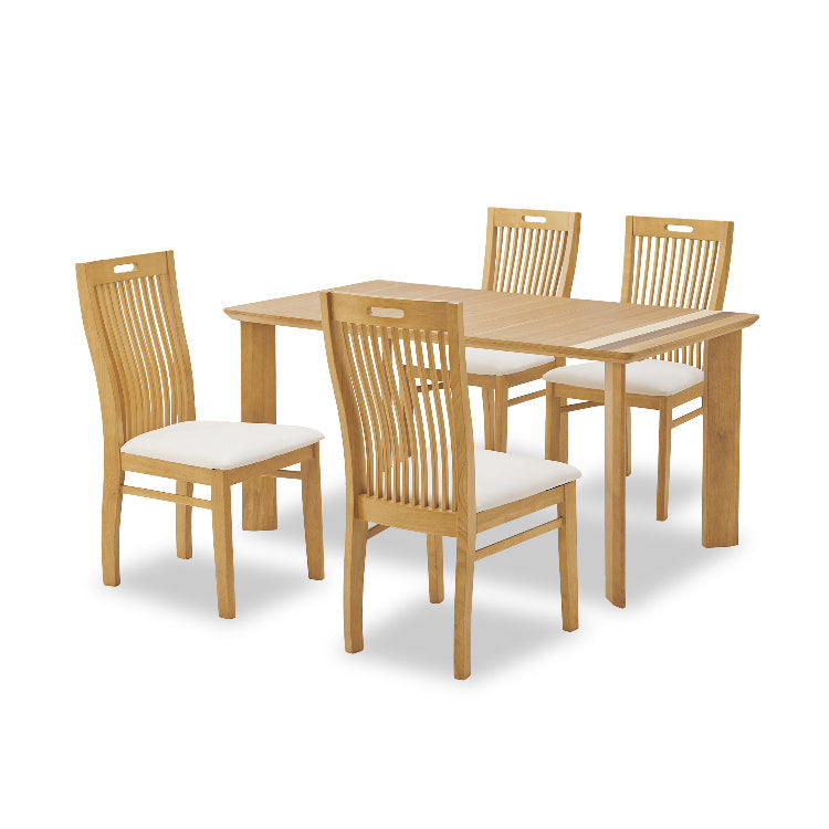 【地域限定無料配送】おしゃれなダイニングテーブル5点セット　キャラメルブラウン 地域限定無料配送】おしゃれなダイニングテーブル5点セット キャラメル