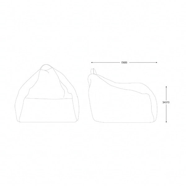 ウォーカー 1人掛けソファ #アイボリー