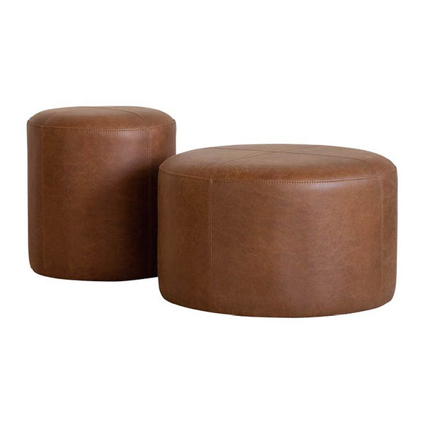 ドット スツール 60cm #オーカーブラウン（スーパーレザーテックス）