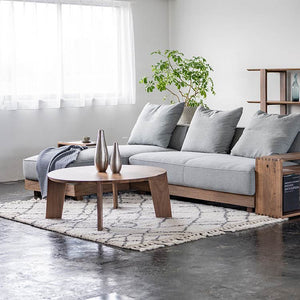 トラビス リビングテーブ #ウォールナット #丸型