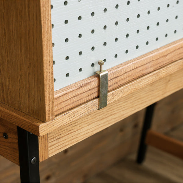 可動板は好きな位置に固定して、ブックスタンドや小物置きとしてご使用ください #グレー