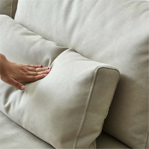 大きさの異なるクッション付き。身体を支えて快適な座りをサポートします。（大×２個、小×２個） #PLT111 プラチナグレー（プライムレザーテックス）