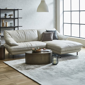 左カウチ / SILT22フロスホワイト #SILT22 フロスホワイト（シルキーレザーテックス） #左カウチ