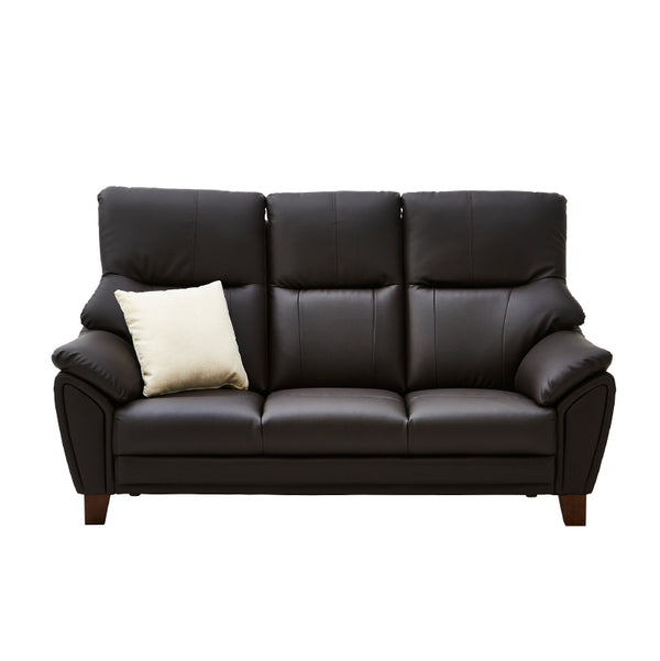 オラクル 3人掛けソファ 幅168㎝ #ダークブラウン