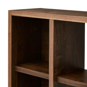 ルドルフ　シェルフ #ウォールナット #４列４段