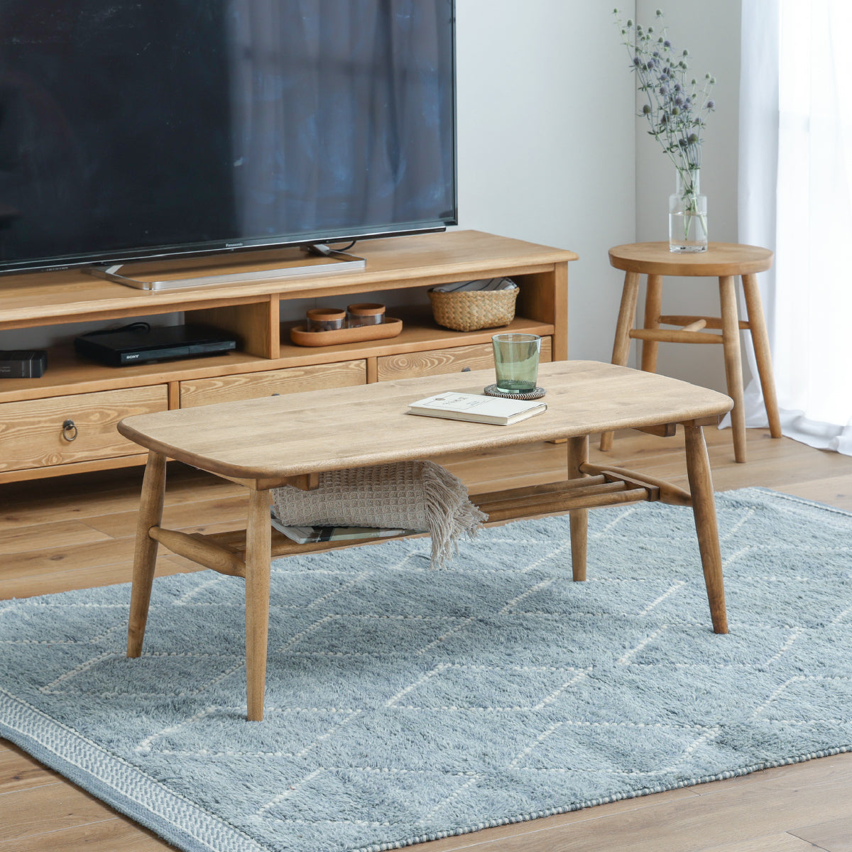 ロジー 円形 ダイニングテーブル