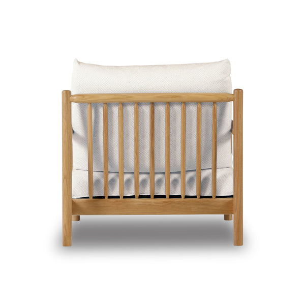 ノアリス　1人掛けソファ #Y81 ルーケホワイト（ファブリックAランク）