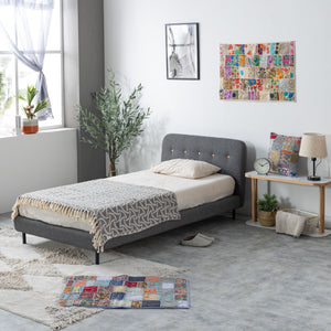 シリカ ベッドフレーム #ソフトブルー