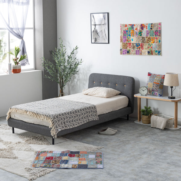 シリカ ベッドフレーム #ソフトブルー