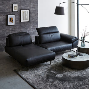 形を変えて、自由自在にくつろぐソファ「ロニーダス」 #LT01 キャメル（レザーテックス アニリン）