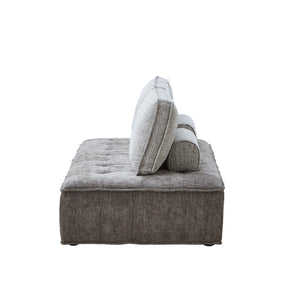 ベリティ 3人掛けソファ #ダークグレー/ホワイト