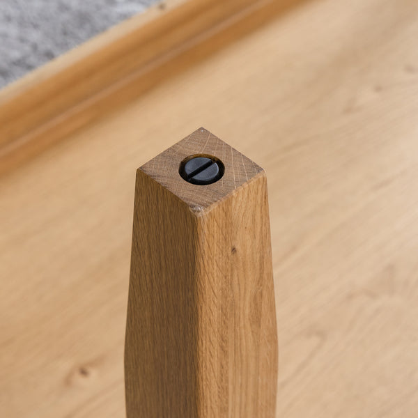 ミナ ダイニングテーブル #135cm #ナチュラル脚