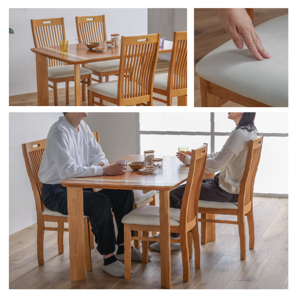 エメロード ダイニングチェア #ライトブラウン